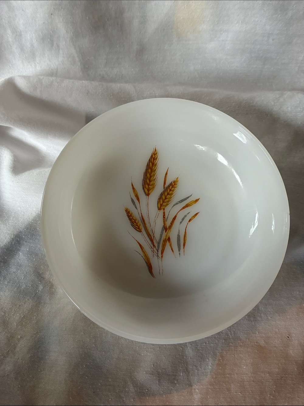 Vintage Fire King Wheat Cereal Bowl
